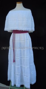Mexican dress Outfit Blanco